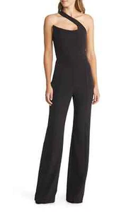 NEU SCHWARZ HALO Brew Einschulter-JOVERALL GRÖSSE 8 $ 435 SCHWARZ NORDSTROM - Bild 1 von 3