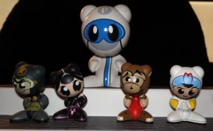 Mattel Radica UB Funkeys Speed Racer Trixie Chim Cannonball Figures UNTESTED - Picture 1 of 10