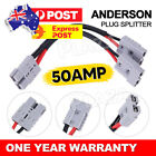 50 Amp Genuine Anderson Plug Connector Double Y Adapter 6mm Automotive Cable