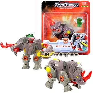 Yr 2007 Transformers UNIVERSE Scout Class 5" Figure BACKSTOP Rhino + Planet Key - Picture 1 of 1