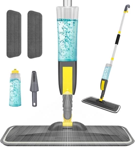 Nilehome Mops for Floor Cleaning, Microfiber Spray Mop with 400Ml Refillable Bot - Picture 1 of 7