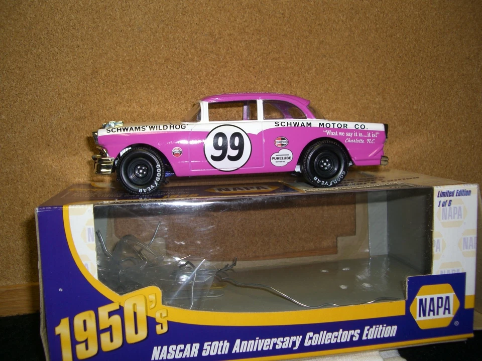Action #99 Schwams 1956 Ford - Napa 1 24 Diecast Car