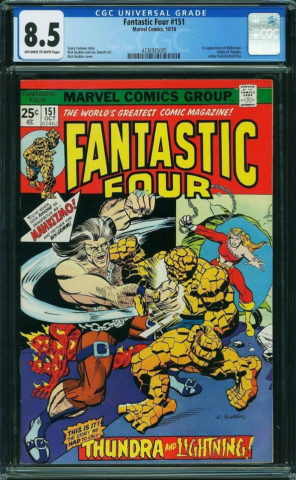FANTASTIC FOUR  #151   KEY!   CGC 8.5 HIGH GRADE!     4236925005 - Image 1 of 1