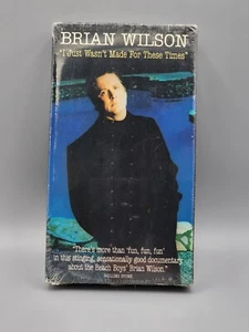Brian Wilson I Just Wasn't Made for These Times VHS 1996 SEALED Beach Boys - Imagen 1 de 2