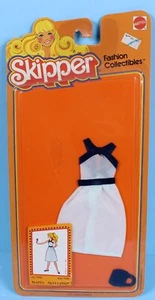 1980 Vintage Barbie Skipper Fashion Collectibles #1942 white dress NIB - Picture 1 of 2