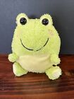 Frog Plush Ball Stuffed Animal Big Eyes Toy Green Round Pillow Smiley Decor Cute