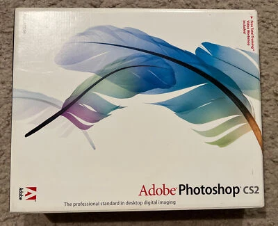 Adobe PhotoShop CS2 for Macintosh - 2 CD Set w/ Training Video & Serial Key - Image 1 of 4