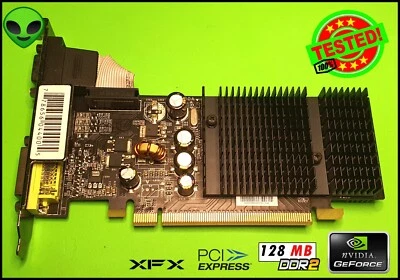 NVIDIA GEFORCE 7200GS 128MB DDR2 SCHEDA VIDEO PCI EXPRESS XFX DVI VGA S-VIDEO - Immagine 1 di 3