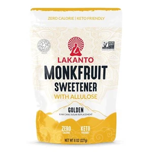 Edulcorante de frutas Lakanto Golden Monk con alulosa, sustituto de azúcar de caña cruda crudo - Imagen 1 de 1