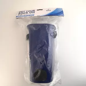 Blue Jay Get Your Sock On Sock Aid Blu Misura Larga 5" Wide Therapy Assist - Foto 1 di 5
