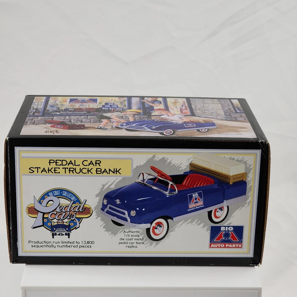 Crown Premiums 1948 BMC Stake Truck Pedal Car Bank 1 6 Scale