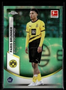 2023-24 TOPPS CHROME BUNDESLIGA AQUA /275 PARIS BRUNNER BORUSSIA DORTMUND - Picture 1 of 1