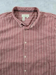 The Territory Ahead Shirt Mens XXL 2XL Red Striped Button Down Pocket - Imagen 1 de 9