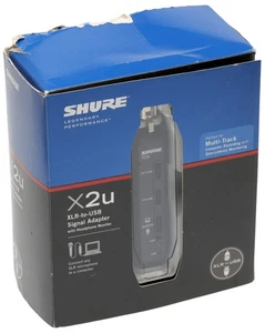 Shure X2U Microphone XLR Preamp to USB ADC Analog to Digital Converter w/ Case - Picture 1 of 3