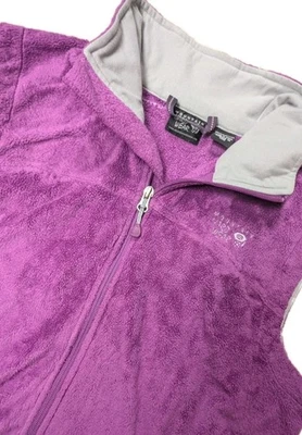 Chaleco polar Mountain Hardwear Pyxis púrpura grande para mujer Foto 1 de 4