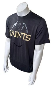 Nike NFL Team Apparel Herren New Orleans Saints schwarz Dri-Fit Shirt Größe Medium - Bild 1 von 3