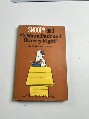 1971 Snoopy and  It Was A Dark and Stormy Night  By Charles Schultz 1st Edition - Image 1 of 4