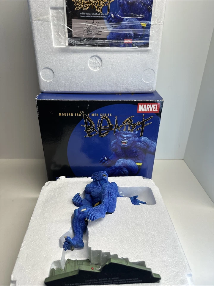 Marvel Beast Medium Size Statue X-Men Modern Era Jim Lee Series 413/3000 - Image 1 of 4