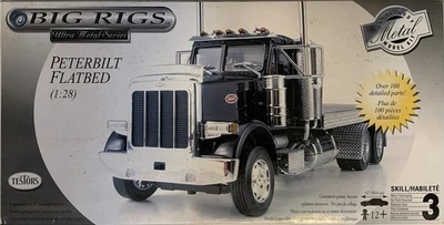 TESTORS BIG RIGS ULTRA METAL SERIE 690006 PETERBUILT PLATAFORMA 1/28 NUEVA CAJA ABIERTA Foto 1 de 4
