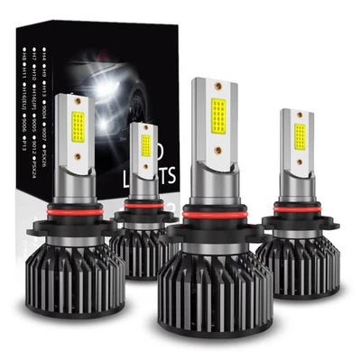 For Ford Edge SEL Sport Utility 2.0L 3.5L 2011-2014 LED Headlight High Low Bulbs - Image 1 of 4