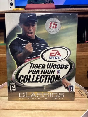 Tiger Woods PGA Tour Collection Classics Big Box PC 1999 - 2000 New Sealed - Image 1 of 4
