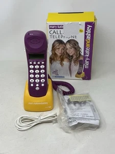 Vintage 2003 Mary-Kate And Ashley Caller ID Telephone Y2K Corded Phone Open Box - Picture 1 of 8