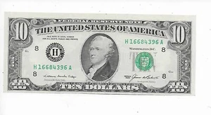$10 1985 Oetega/Baker St.Louis H16684396A Choice Crisp Uncirculated - Picture 1 of 2
