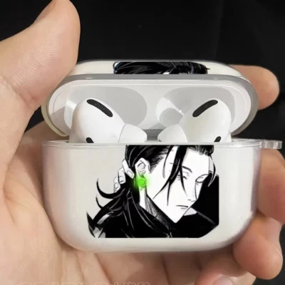 Anime Jujutsu Kaisen Transparent Case Apple Airpods Pro Gen 1 2 3 4 Geto Suguru - Image 1 of 4
