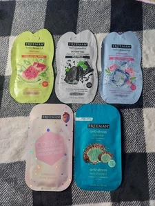 Freeman Facial Mask Variety Count: Detoxifying 1 Count (Pack of 5), Assorted  - Picture 1 of 5