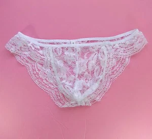 K292 Mens Low Rise Bikini Floral Lace Sexy Bikini underwear - Picture 1 of 2