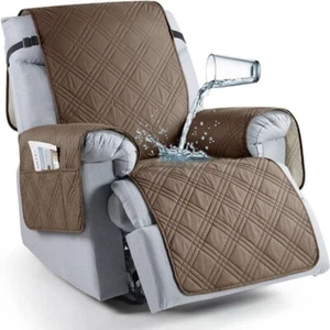 Single Recliner Chair Cover Non Slip Sofa Slipcover Protector For Lazy Boy Sofa - Picture 1 of 6