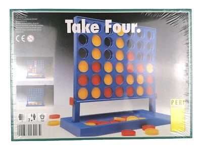Take Four Connect 4 in a row Family Game Ages 7+ New & Sealed - Image 1 of 2