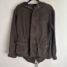 Wilfred Free Aritzia Jacket Womens Small Hooded Brown Anorak Utility