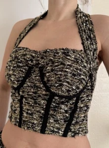Balmain Lurex Top Set FR 36/ UK8/US4 - Picture 1 of 13