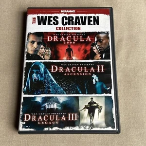 Dracula 2000 (1) / II Ascension (2) / III Legacy (3) (DVD 3-Film) Wes Craven + - Picture 1 of 6