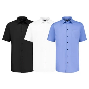 Kurzarmhemd Herren Hemd Businesshemd ADAMO Kentkragen Shirts Übergrößen bis 10XL - Bild 1 von 10