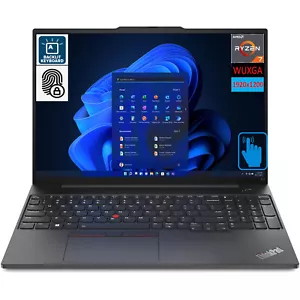 Lenovo ThinkPad E16 G1 21JT001AUS 16" IPS Touch Ryzen 7 7730U 16 GB 512 GB W11P - Picture 1 of 5