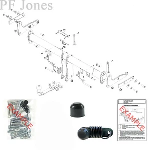 Barra de remolque Brink para Hyundai Tucson SUV (NX4) 2020 en adelante - barra de remolque cuello de cisne - Imagen 1 de 2