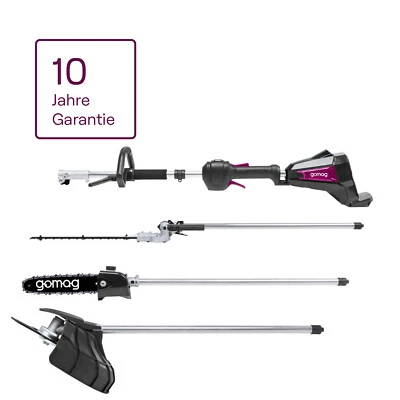 Akku Multitool Garten 20V Rasentrimmer Heckenschere Hochentaster GMG400BL Gomag