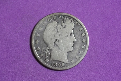 Estate Find 1896 Barber Half Dollar!!  #K13701 Cover
