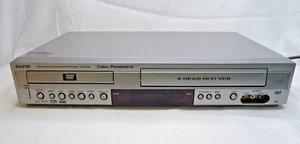 Sanyo DVW-7000 DVD VCR Combo Player VHS Recorder 4 Head No Remote Tested Working - Picture 1 of 11