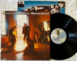 WARREN ZEVON 1980 LP Bad Luck Streak in Dancing School / Asylum 1st Press VG - Picture 1 of 6
