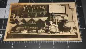 1900s SODA FOUNTAIN Boy Worker LIGGETT’S ORANGEADE Dispenser Coke Antique PHOTO - Picture 1 of 6