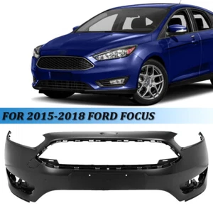 NEW Primered - Front Bumper Cover Fascia for 2015 2016 2017 2018 Ford Focus - Picture 1 of 11