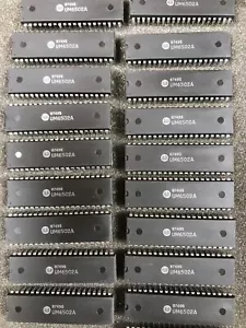 LOT OF 5pcs UM6502A 8-bit 2MHz MICROPROCESSOR - CASE: 40 DIP - MAKE: UMC - Picture 1 of 2