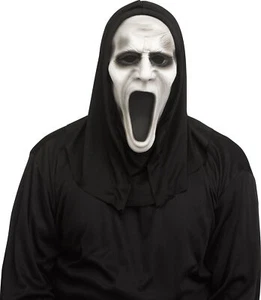 Silent Screamer Ghost Face Mask Adult Costume Accessory NEW - Picture 1 of 2