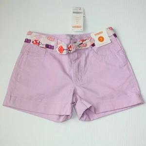 Gymboree Cherry Blossom Collection Girl Japanese Lantern Belt Shorts size 7 NWT - Picture 1 of 2