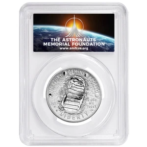 2019-S Proof 50c Apollo 11 50th Ann. Half Dollar PCGS PR70DCAM FDOI AMF Label - Bild 1 von 2