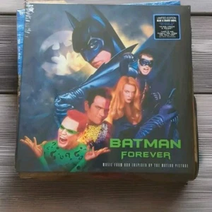 Batman Forever soundtrack 2021 BLUE / SILVER vinyl 2 LP NEW/SEALED - U2 - Picture 1 of 2