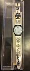 SWATCH STANDARDS 1995 - GB163 - BLACK LETTER - NEW.   ( NEED BATERY)